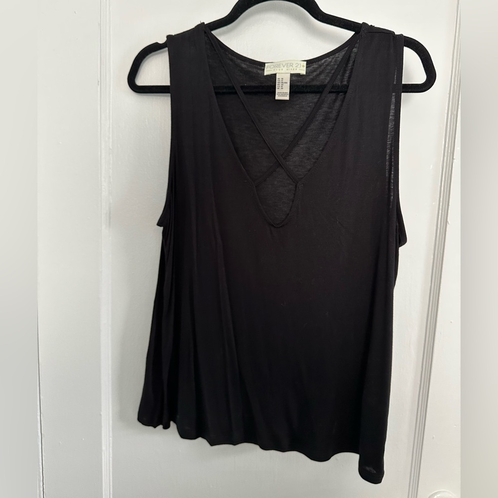 Vintage Forever 21 Front Cross Over Shirt Size 1X